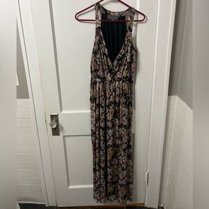 Anthropologie Long floral dress